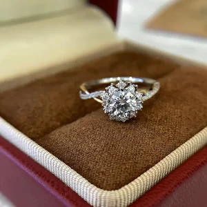 18K Gold Lab-Grown Diamond Ring — 0.62 ct — view 1