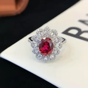925 Sterling Silver Colored Gemstone Ring — view 1
