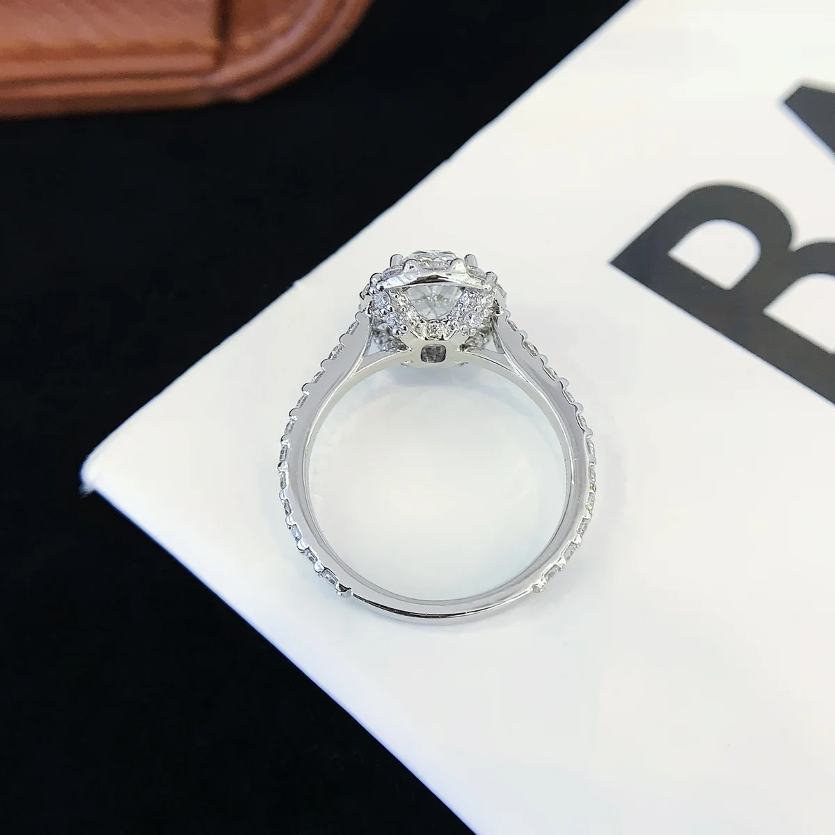 PT950 Platinum Lab-Grown Diamond Ring — 1.54 ct — view 3