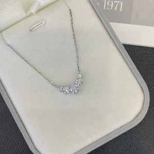18K Gold Lab-Grown Diamond Necklace — 0.58 ct — view 1