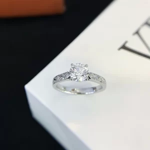 18K Gold Lab-Grown Diamond Ring — 1.01 ct — view 1