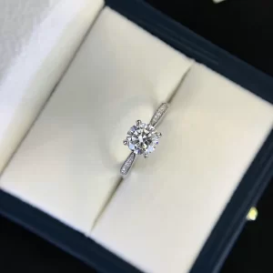 18K Gold Lab-Grown Diamond Ring — 1.01 ct — view 1