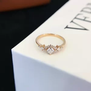 18K Gold Lab-Grown Diamond Ring — 0.301 ct — view 1