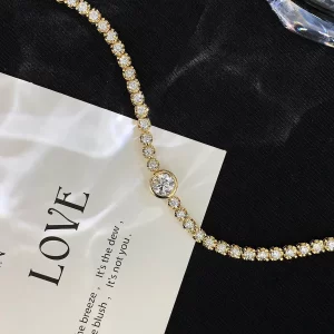 18K Gold Lab-Grown Diamond Bracelet — 0.539 ct — view 1
