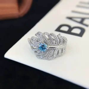 925 Sterling Silver Colored Gemstone Ring — view 1