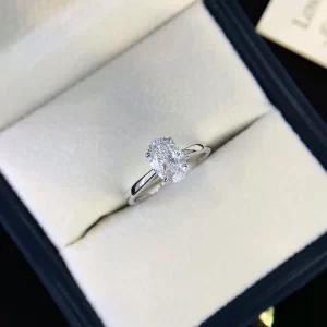 18K Gold Lab-Grown Diamond Ring — 1.07 ct — view 1