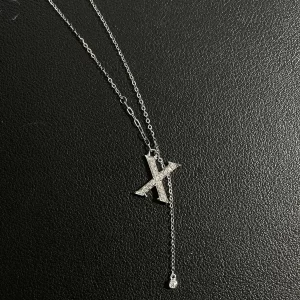 18K Gold Lab-Grown Diamond Necklace — 0 ct — view 1