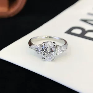 PT950 Platinum Lab-Grown Diamond Ring — 1.51 ct — view 1