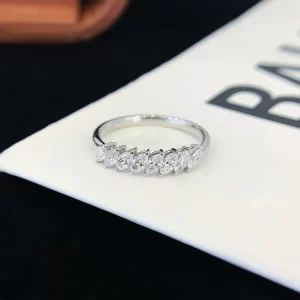 18K Gold Marquise Lab-Grown Diamond Band — 0.501 ct — view 1