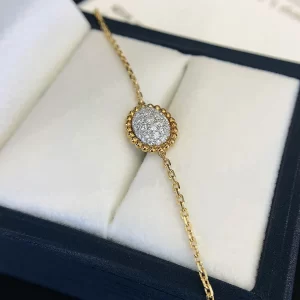 18K Gold Moissanite Bracelet — 0.42 ct — view 1