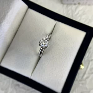 18K Gold Lab-Grown Diamond Ring — 0.6 ct — view 1