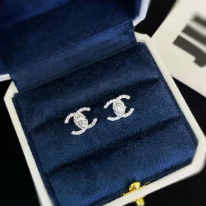 18K Gold Lab-Grown Diamond Stud Earrings — 0.72 ct — view 1