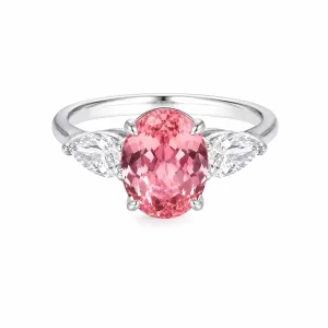 18K Gold Lab-Grown Colored Gemstone Ring — 2.480 ct — view 1