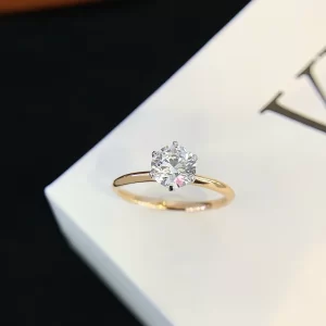 18K Gold Lab-Grown Diamond Ring — 1.0 ct — view 1