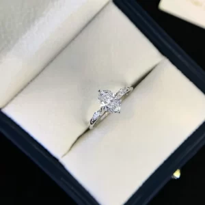 18K Gold Lab-Grown Diamond Ring — 1 ct — view 1