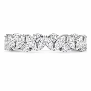 18K Gold Marquise Lab-Grown Diamond Band — 1.282 ct — view 1