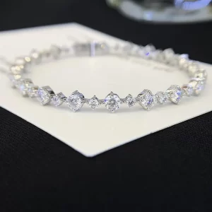 18K Gold Lab-Grown Diamond Bracelet — 5.48 ct — view 1