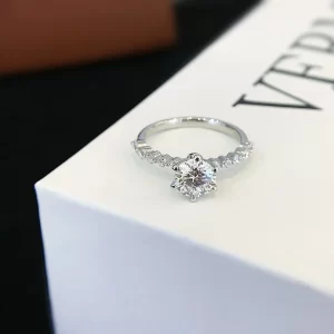 PT950 Platinum Lab-Grown Diamond Ring — 1.08 ct — view 1