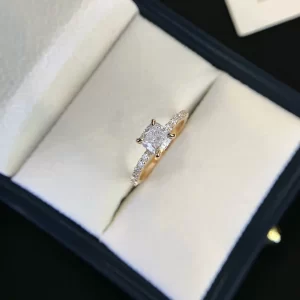 18K Gold Lab-Grown Diamond Ring — 1.01 ct — view 1