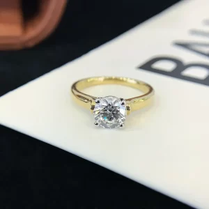18K Gold Lab-Grown Diamond Ring — 1.08 ct — view 1