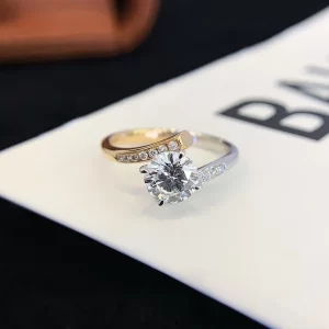 18K Gold Lab-Grown Diamond Ring — 1.13 ct — view 1