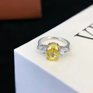 925 Sterling Silver Colored Gemstone Ring — view 1