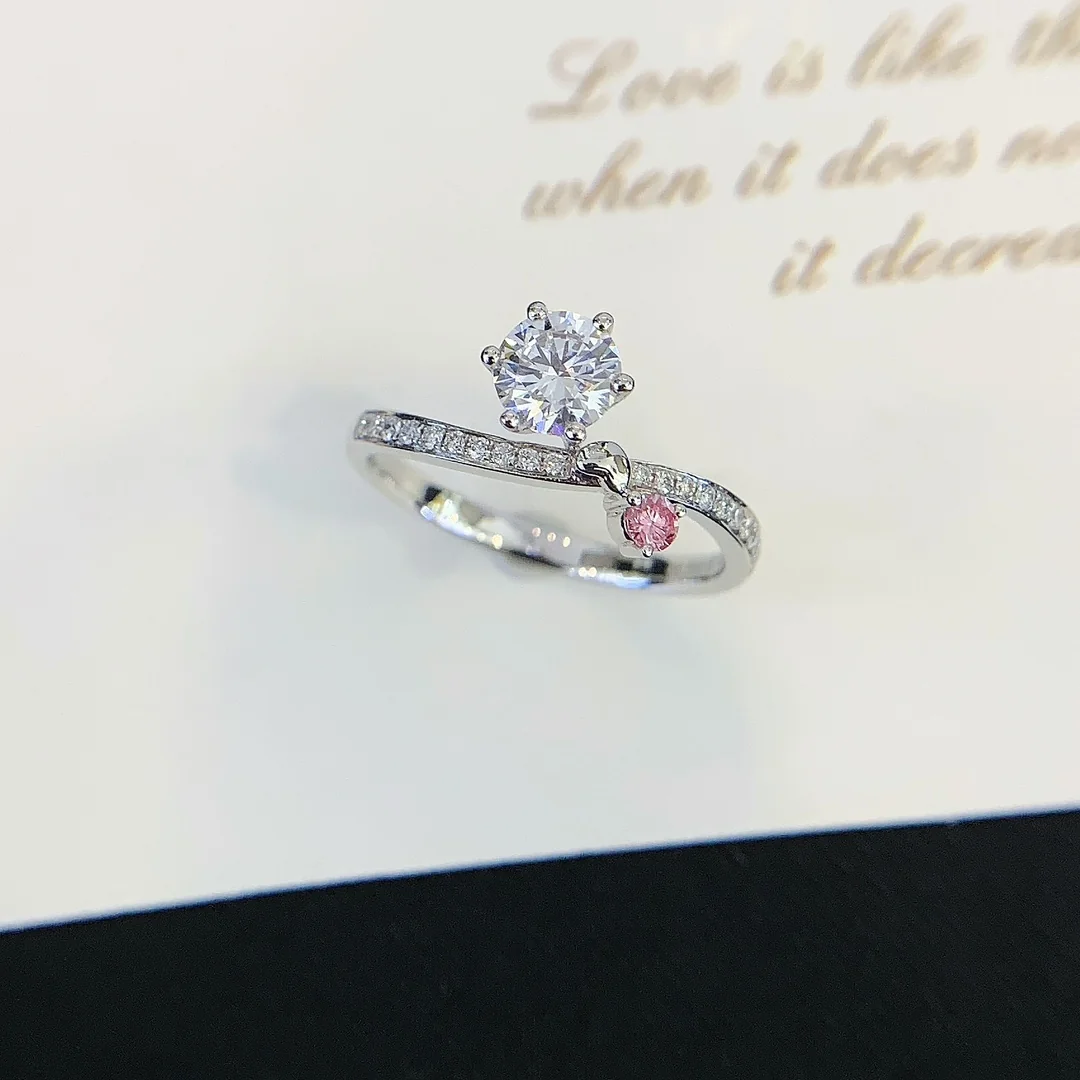 18K Gold Lab-Grown Diamond Ring — 0.55 ct — view 3