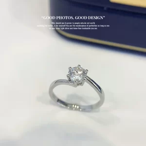 18K Gold Lab-Grown Diamond Ring — 0.61 ct — view 1