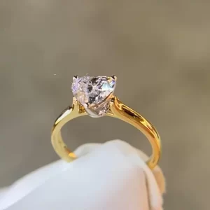 18K Gold Lab-Grown Diamond Ring — 1.02 ct — view 1