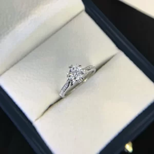 18K Gold Lab-Grown Diamond Ring — 0.57 ct — view 1