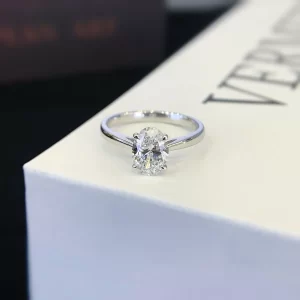 18K Gold Lab-Grown Diamond Ring — 1.05 ct — view 1