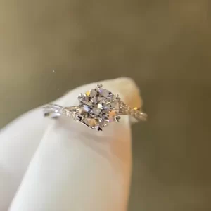 18K Gold Lab-Grown Diamond Ring — 1.13 ct — view 1