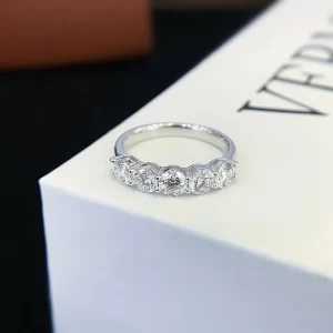 18K Gold Lab-Grown Diamond Half-Eternity Band — 1.58 ct — view 1