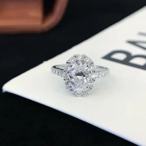 PT950 Platinum Lab-Grown Diamond Ring — 1.54 ct — view 1