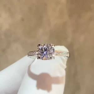 18K Gold Lab-Grown Diamond Ring — 1.028 ct — view 1