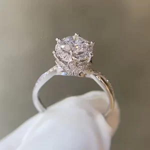 18K Gold Lab-Grown Diamond Ring — 0.63 ct — view 1