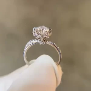 18K Gold Lab-Grown Diamond Ring — 1 ct — view 1