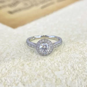 18K Gold Lab-Grown Diamond Ring — 0.57 ct — view 1