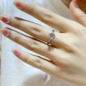 18K Gold Lab-Grown Diamond Ring — 1 ct — view 1