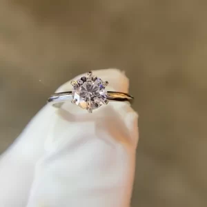 PT950 Platinum Lab-Grown Diamond Ring — 1.00 ct — view 1