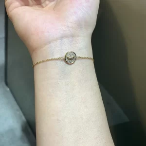 18K Gold Lab-Grown Diamond Bracelet — 0.204 ct — view 1