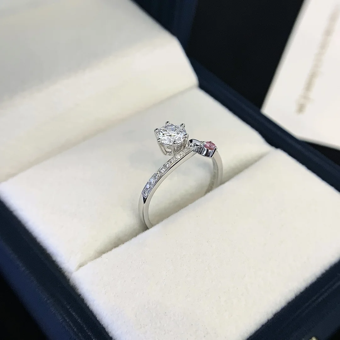18K Gold Lab-Grown Diamond Ring — 0.55 ct — view 2