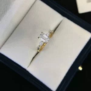 18K Gold Lab-Grown Diamond Ring — 1.04 ct — view 1