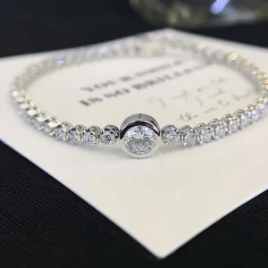 18K Gold Lab-Grown Diamond Bracelet — 0.524 ct — view 1