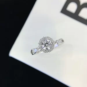 18K Gold Lab-Grown Diamond Ring — 0.5 ct — view 1
