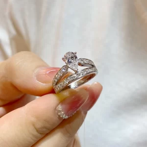 18K Gold Lab-Grown Diamond Ring — 0.78 ct — view 1