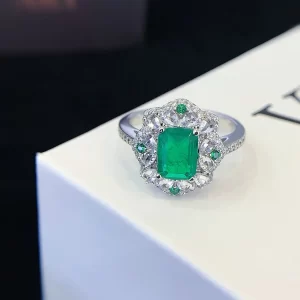 925 Sterling Silver Colored Gemstone Ring — view 1
