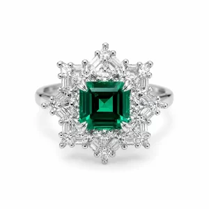 925 Sterling Silver Colored Gemstone Ring — view 1