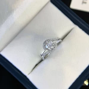 18K Gold Lab-Grown Diamond Ring — 0.5 ct — view 1