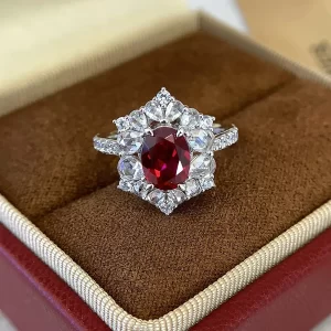 925 Sterling Silver Colored Gemstone Ring — view 1